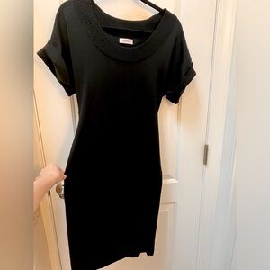 Calvin Klein short sleeve sweater dress